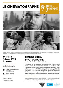 Projection du film documentaire « Ernest Cole, photographe » photo