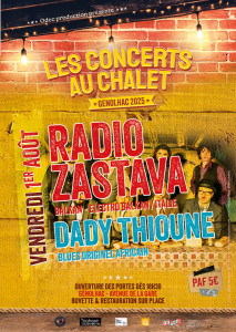 Radio Zastava +Dady Thioune au Chalet ! photo