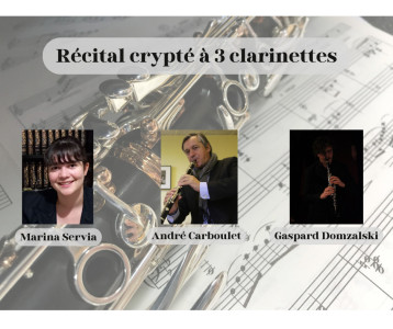 Récital crypté à 3 clarinettes  photo