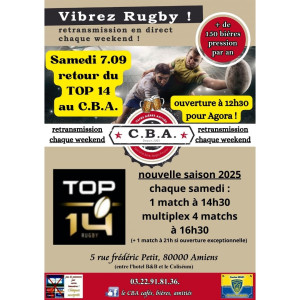 retransmission du TOP 14 photo