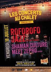 Roforofo Jazz + Shaman Culture meet Zepho au CHalet photo