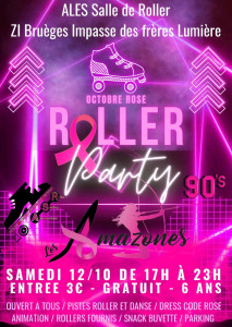 Roller party 90's OCTOBRE ROSE photo