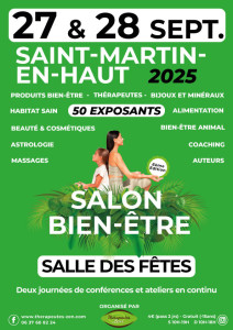 SALON BIEN-ÊTRE les 27 & 28 SEPTEMBRE 2025 à SAINT-MARTIN-EN-HAUT (69) photo