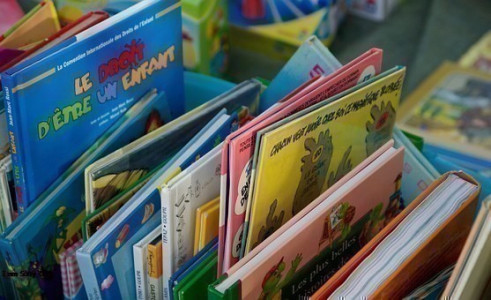 Salon du livre et vide grenier photo