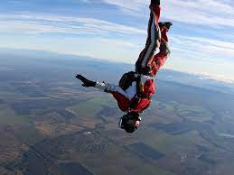 Skydiving freefall photo