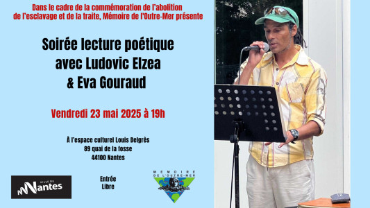 Soirée lecture poétique avec Ludovic Elzea & Eva Gouraud photo