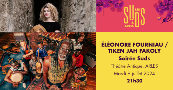 SOIRÉE SUDS - Tiken Jah Fakoly / Éléonore Fourniau photo