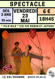 Spectacle "Fils'Aile" par la Cie Robin et Juteau photo