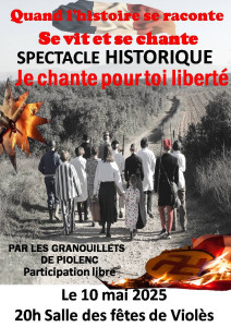 Spectacle historique "Je chante pour toi liberté" photo