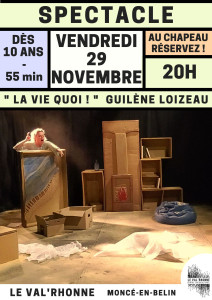 spectacle "La vie quoi ! " par Guilène Loizeau photo