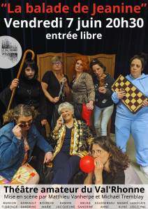 spectacle Théâtre amateur : "La balade de Jeanine" par le groupe adulte du Val'R photo