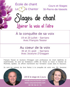 Stage de chant : À la conquête de sa voix photo