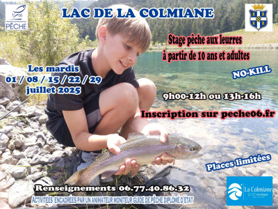 Stage de pêche aux leurres Lac de La Colmiane photo