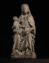 Statue de la Vierge à Herm photo