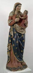 Statue de la Vierge à l'Enfant à Donzacq photo