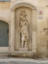 Statue de St Christophe photo