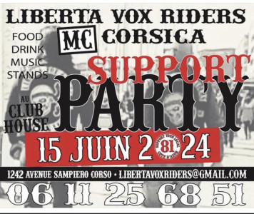 SUPPORT PARTY LIBERTA VOX RIDERS MC CORSICA  photo