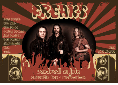 The Freaks 70's rock cover band met le feu à l'Acoustic ! photo