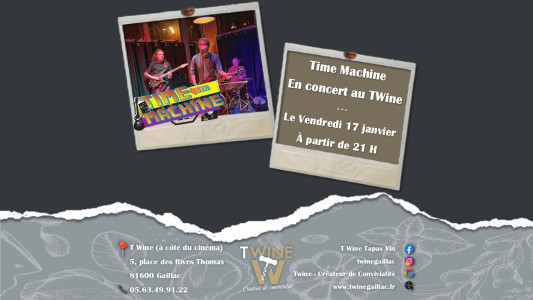 Time Machine en concert au T'Wine photo