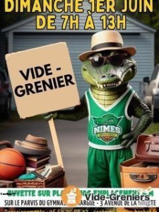 Vide-grenier nimes basket photo